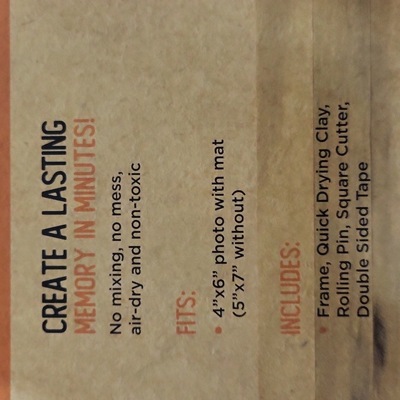 SALE!! Brand New BETTER WORLD PETS Paw Print Kit & Frame - Picture 3 of 4